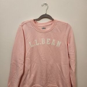 L.L.Bean Pink Crewneck Sweatshirt